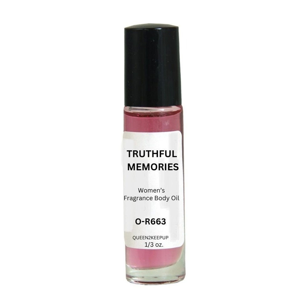 Truthful Memories Women's Citrus Berry Floral and Warm Musk Body Oil Roll-On